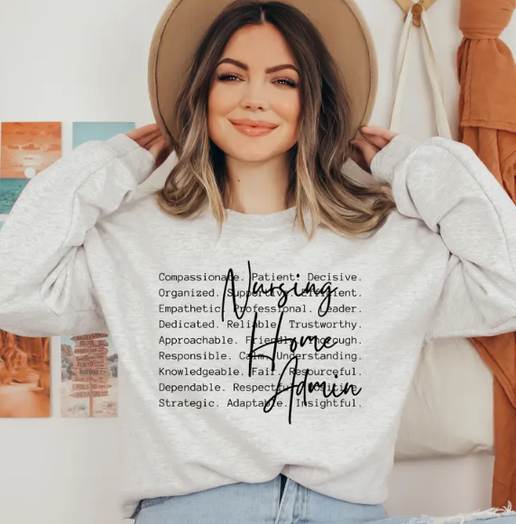 Baisch - Nurse Home Admin Description Sweatshirt