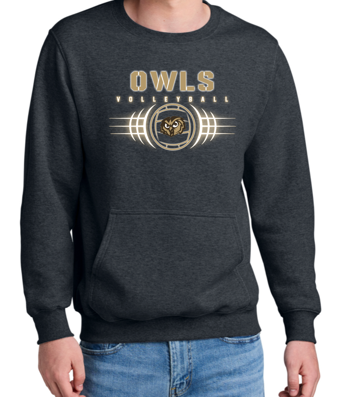 Spirit Wear - Windsor Volleyball Pocket Sweatshirt