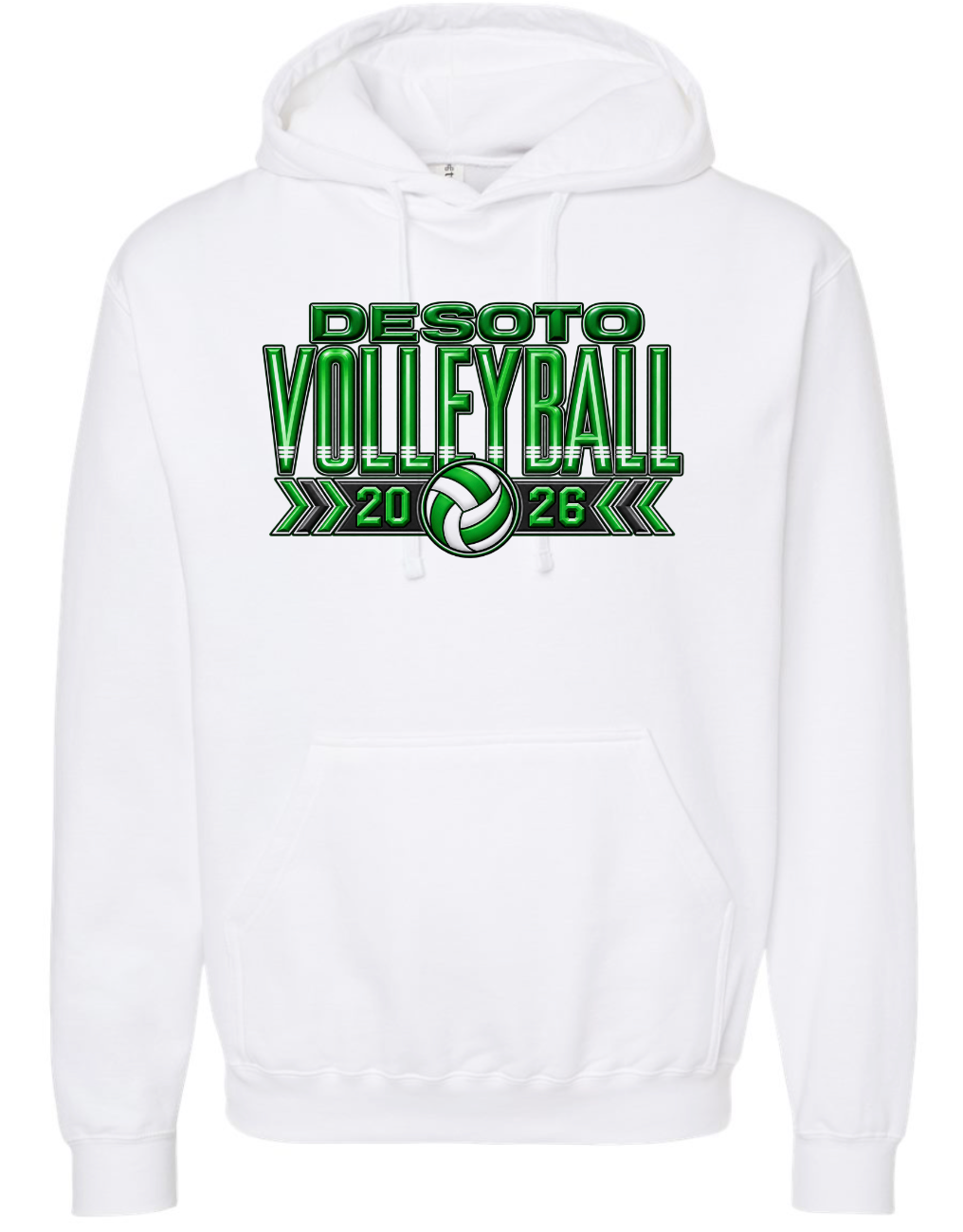 Spirit Wear - DeSoto Volleyball Hoodie