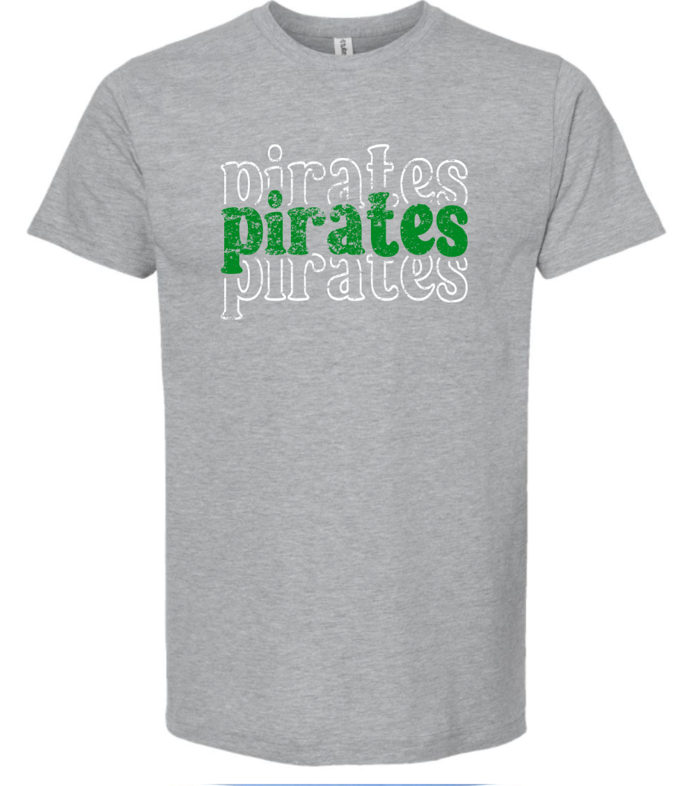 Mascot T-Shirt Stacked Pirates