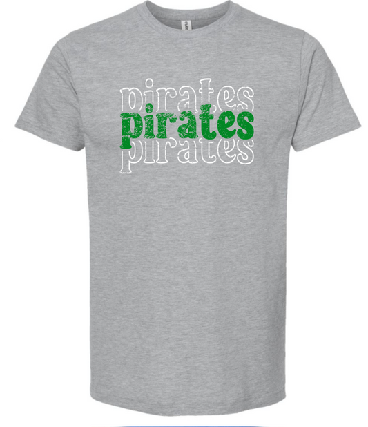 Mascot T-Shirt Stacked Pirates