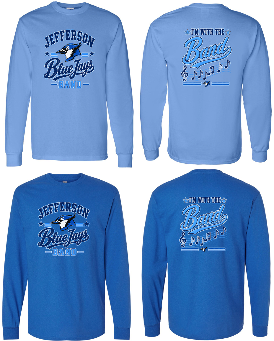 Bluejay Band - I'm with the Band Long Sleeve TShirt