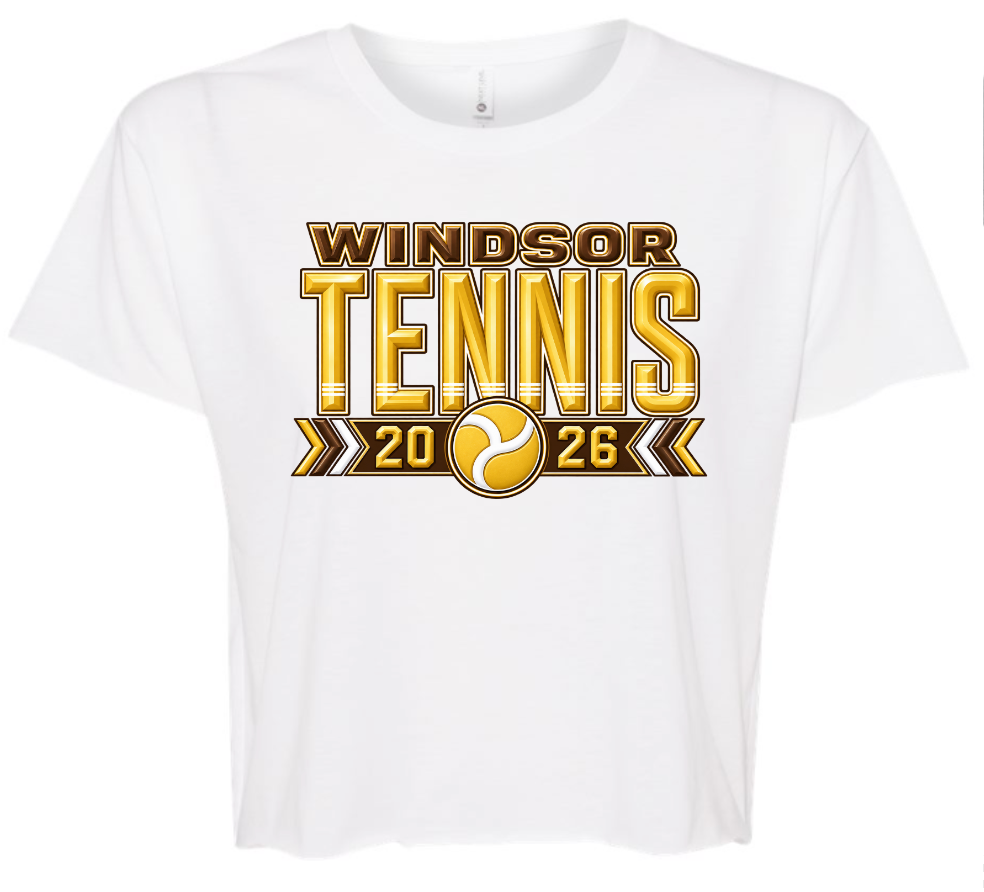 Spirit Wear - Windsor Tennis Cropped TShirt