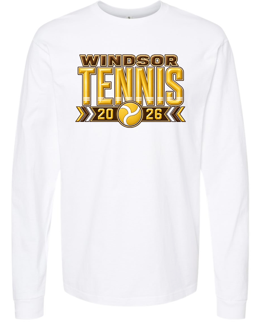 Spirit Wear - Windsor Tennis Long Sleeve TShirt