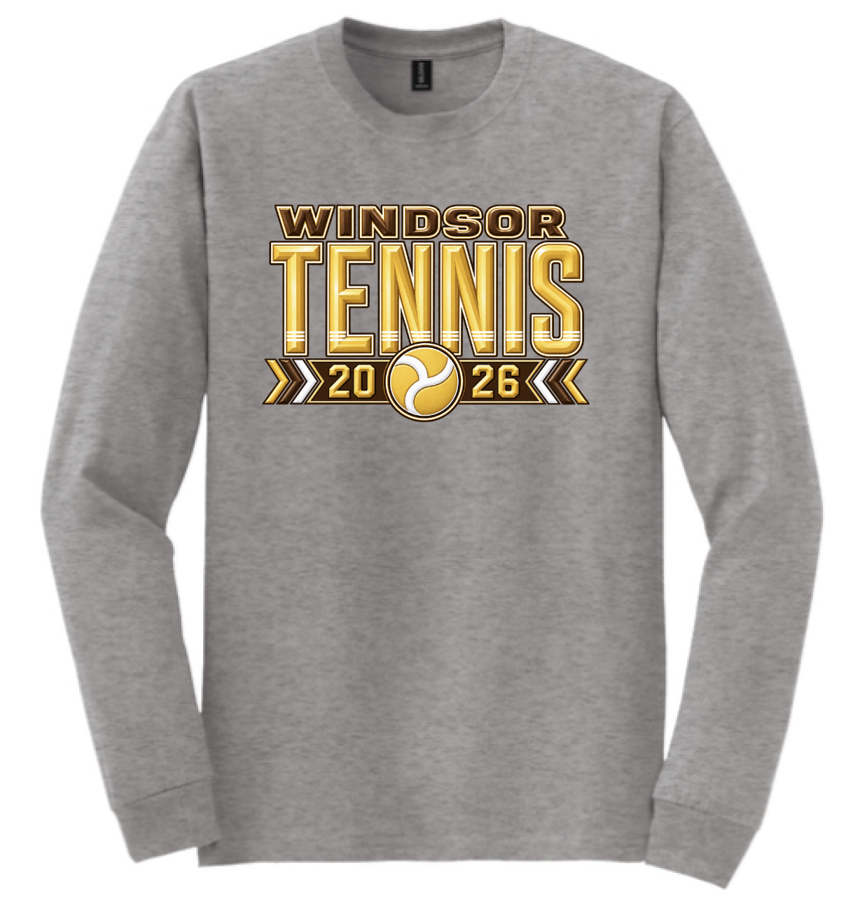 Spirit Wear - Windsor Tennis Long Sleeve TShirt