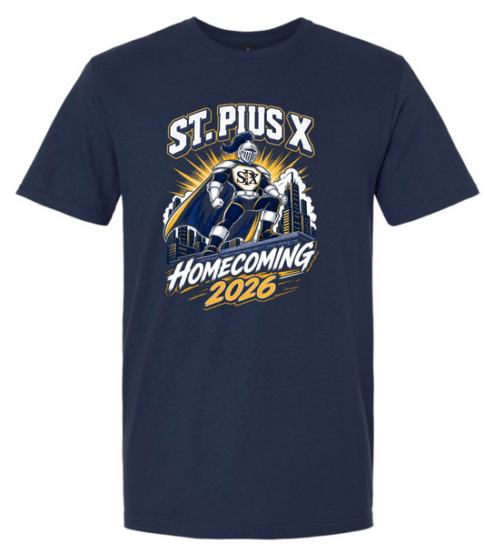 St. Pius X Super Hero Homecoming Shirt