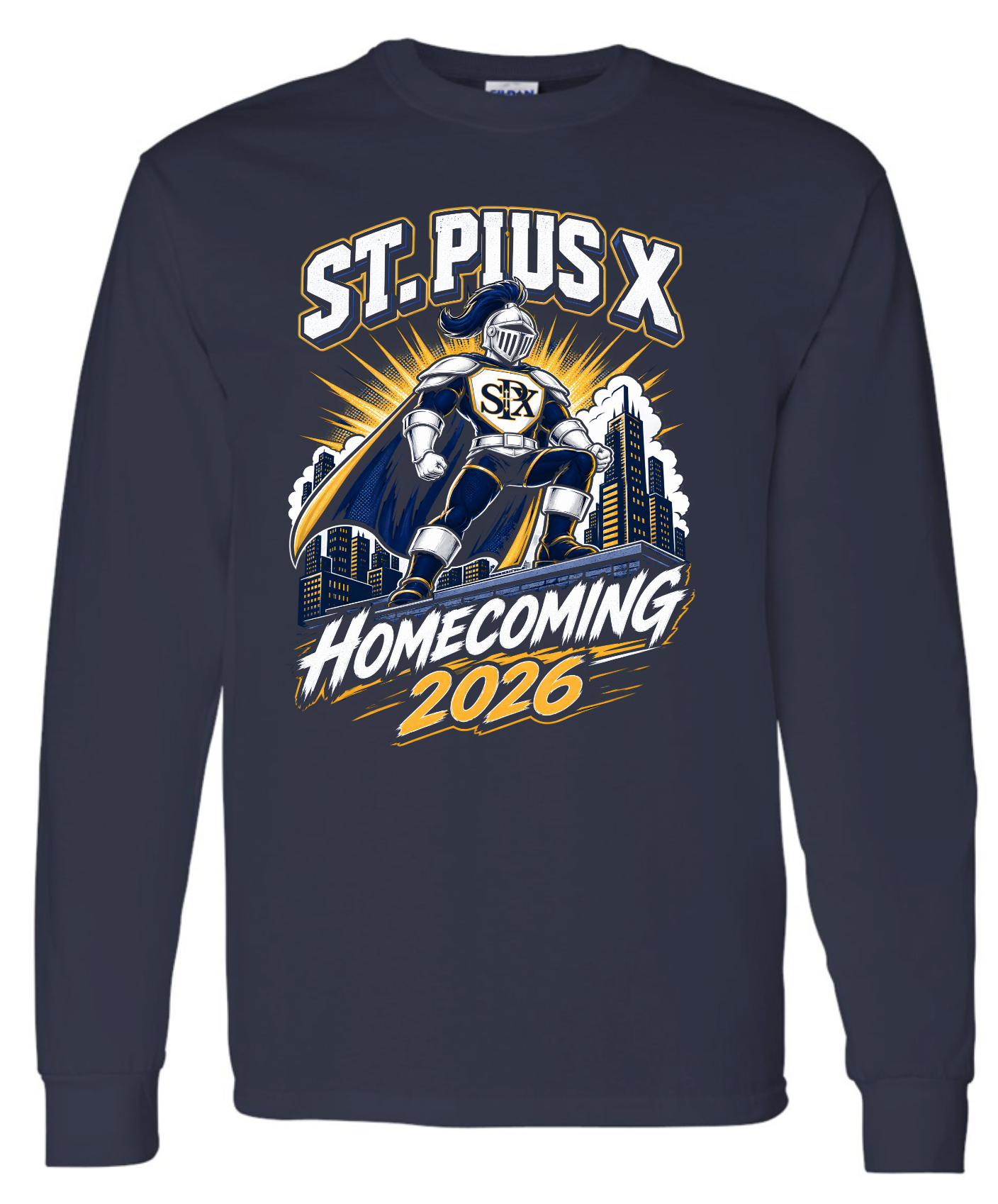 St. Pius X Super Hero Homecoming Long Sleeve