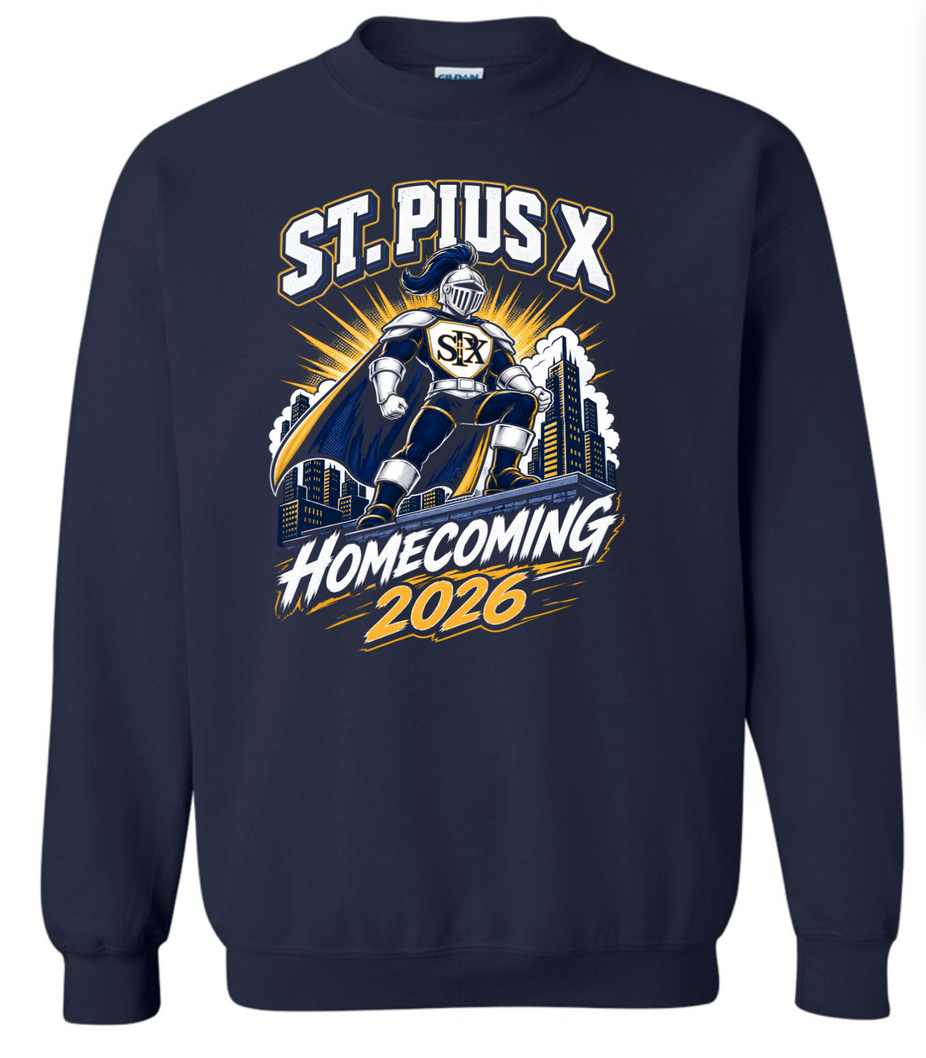St. Pius X Super Hero Homecoming Crewneck