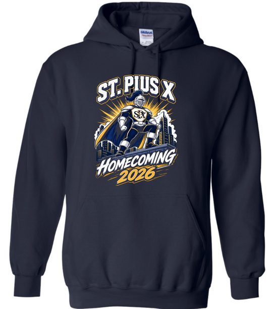 St. Pius X Super Hero Homecoming Hoodie