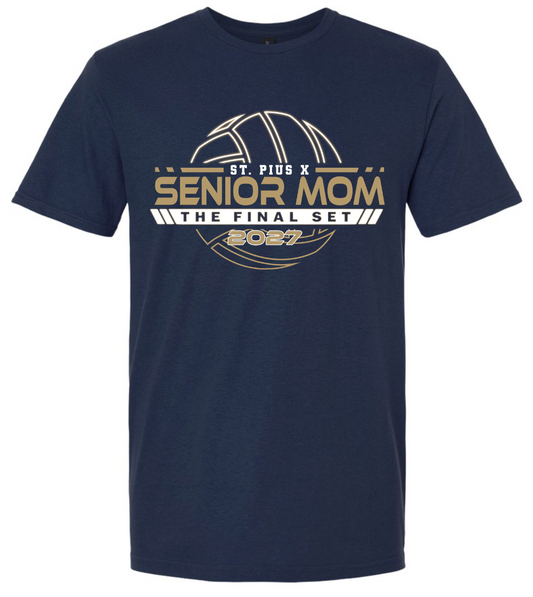 Spirit Wear - St. Pius X Volleyball Senior Mom TShirt