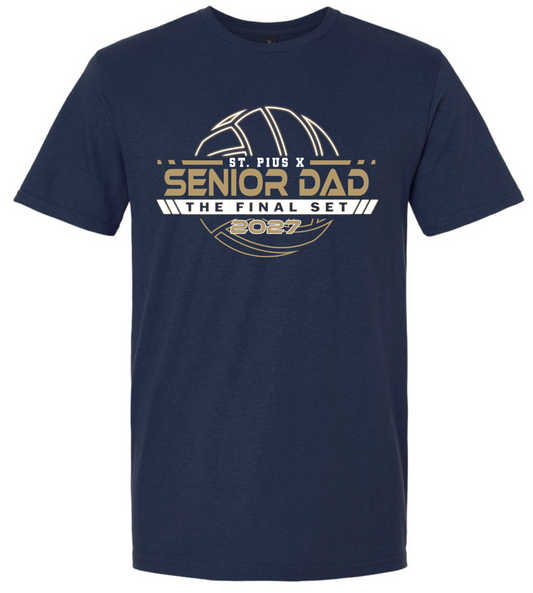 Spirit Wear - St. Pius X Volleyball Senior Dad TShirt