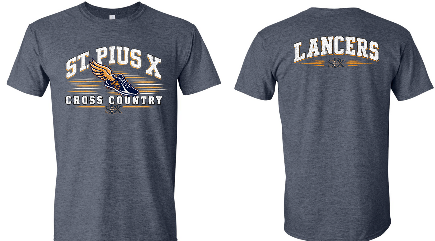 Spirit Wear - St. Pius X Cross Country TShirt