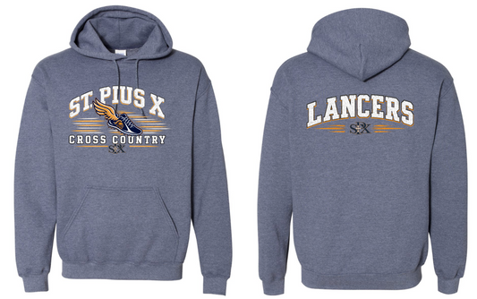 Spirit Wear - St. Pius X Cross Country Hoodie