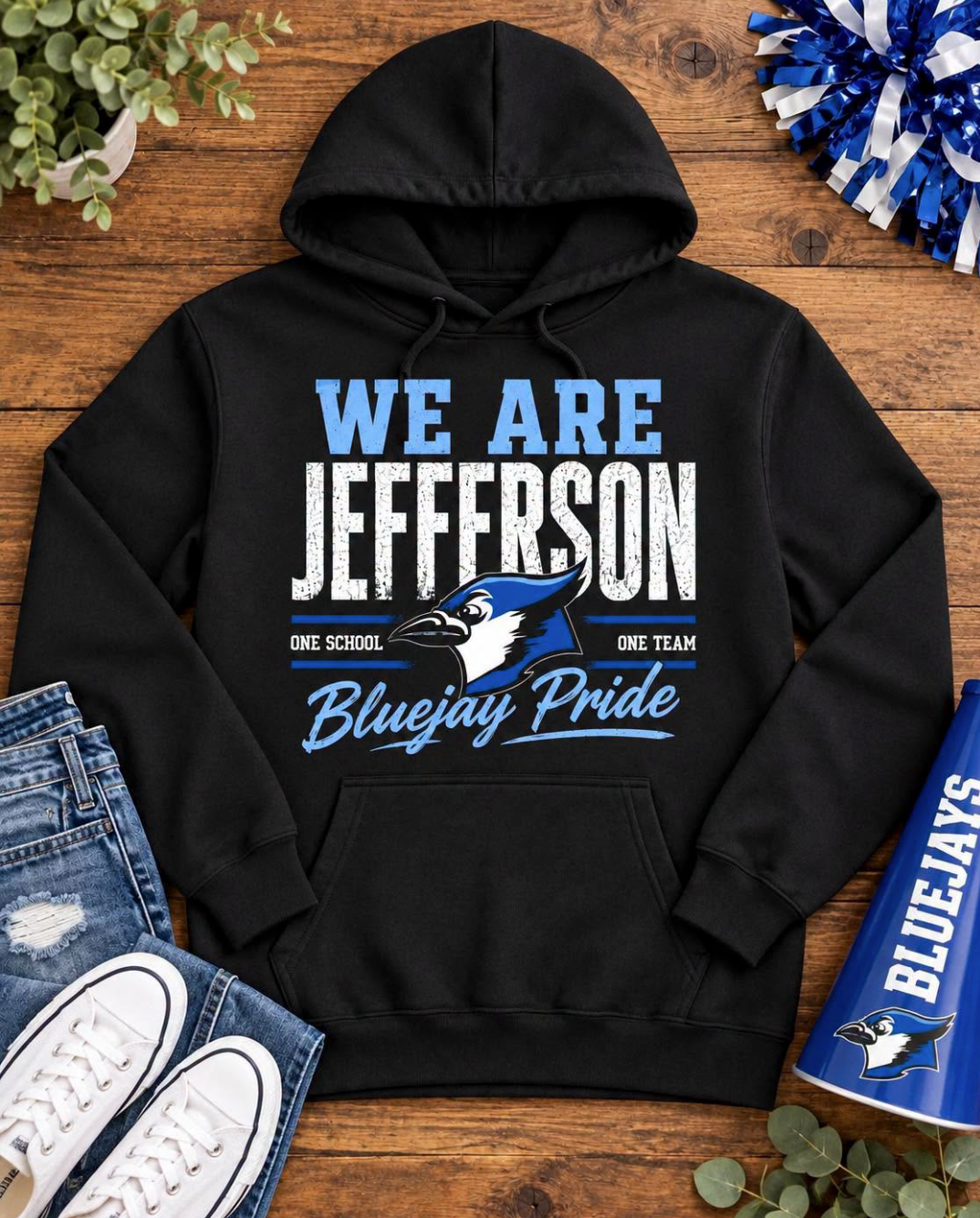 We Are Jefferson Bluejay Pride Hoodie