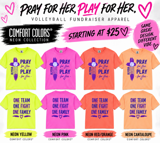 Alyssa - Comfort Colors Pray for Her Play for Her