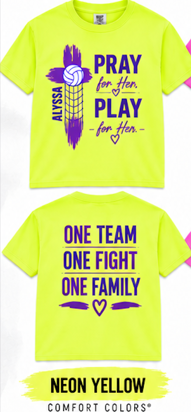 Alyssa - Comfort Colors Pray for Her Play for Her
