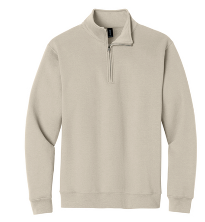 Quarter Zip Pull Over - Oversize back design