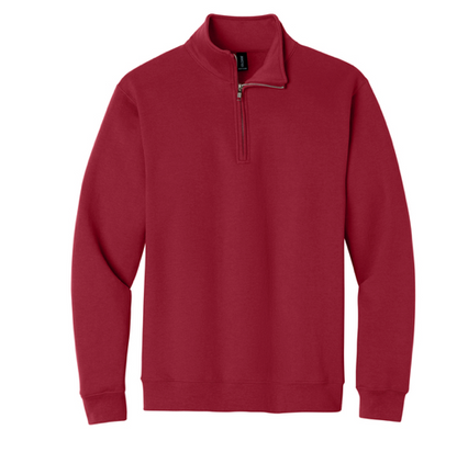 Quarter Zip Pull Over - Oversize back design