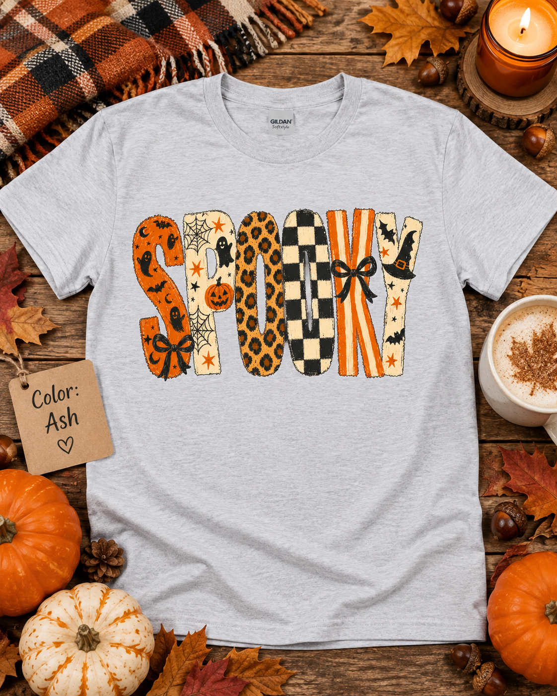Spooky Leopard Print TShirt