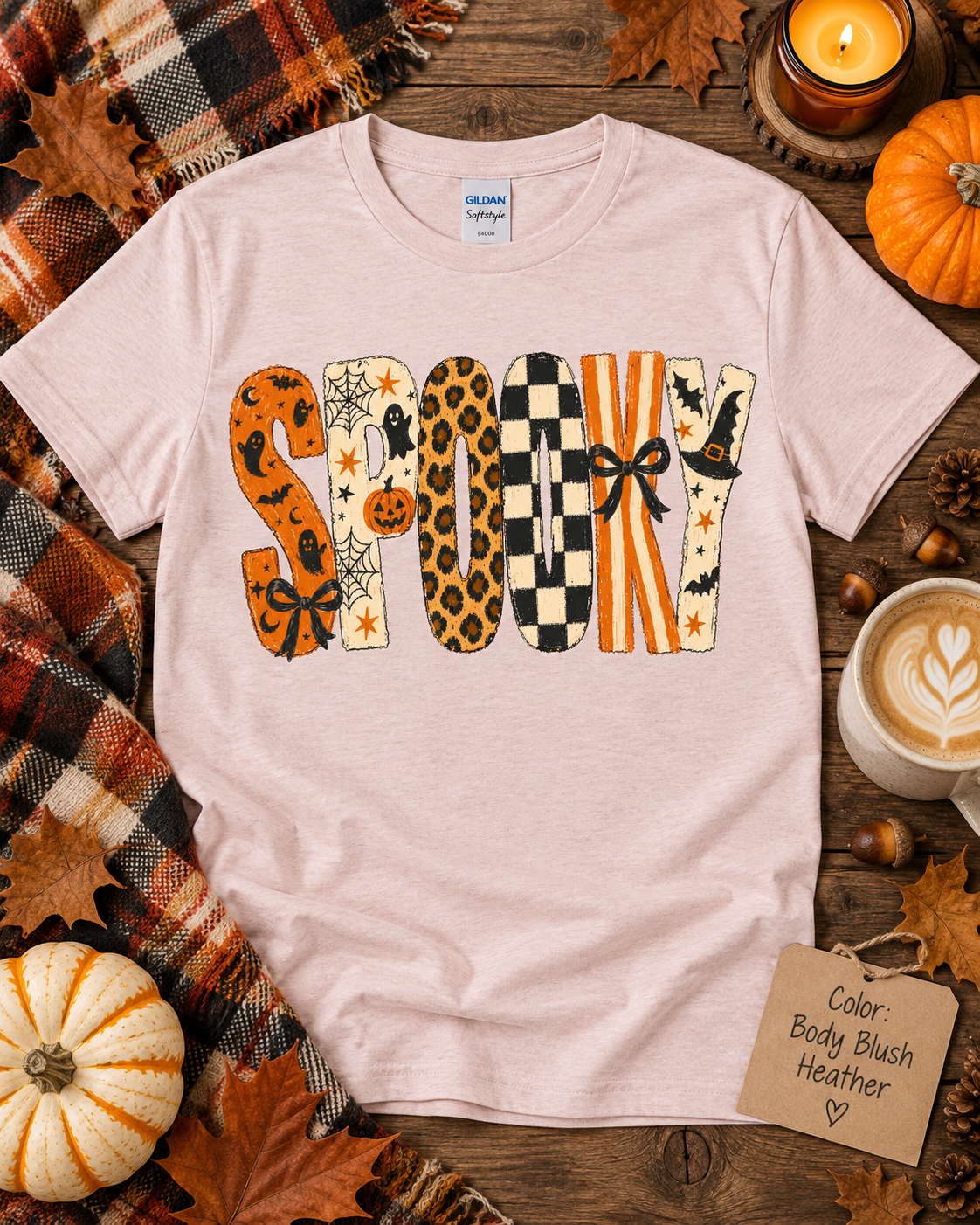 Spooky Leopard Print TShirt