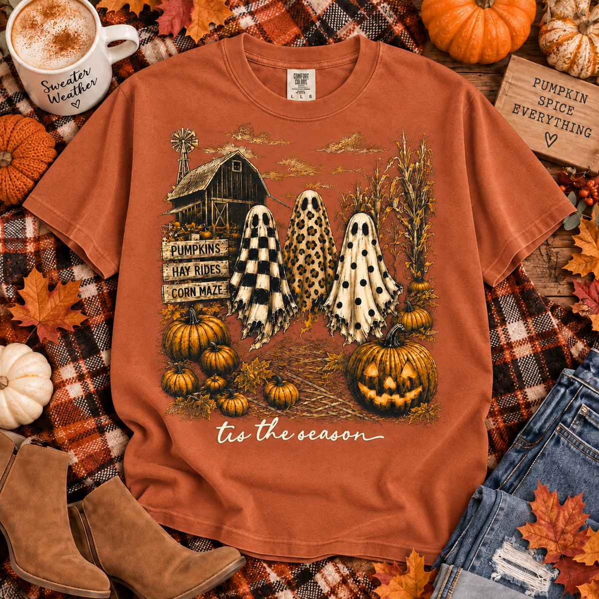 Tis the Season Comfort Colors TShirt