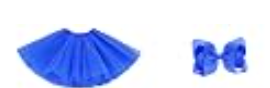 Spirit Wear Accessories - Blue Tutu with Blue Bow (Child Size)