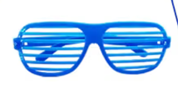 Spirit Wear Accessories - Blue Blind Sunglasses